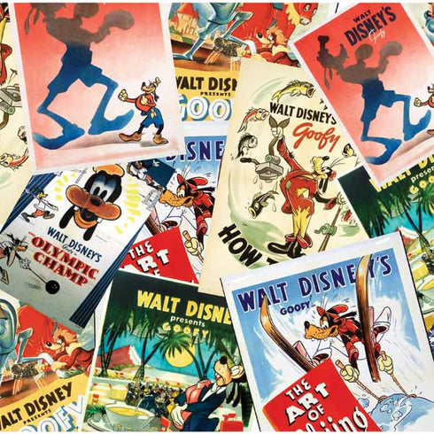 Disney Friends Retro Goofy Stamps Art Wii Remote Controller Skin